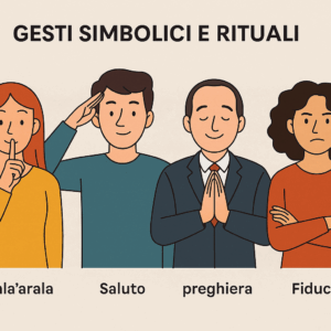 Gesti rituali analizzati nella guida pratica al linguaggio del corpo