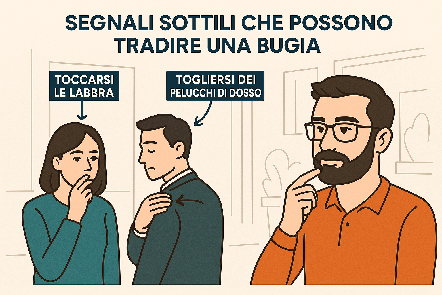 Guida pratica al linguaggio del corpo e analisi menzogna