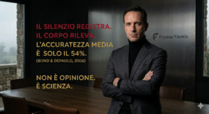 Comunicazione non verbale scientifica: analisi FACS di microespressioni facciali per decodificare segnali inconsci